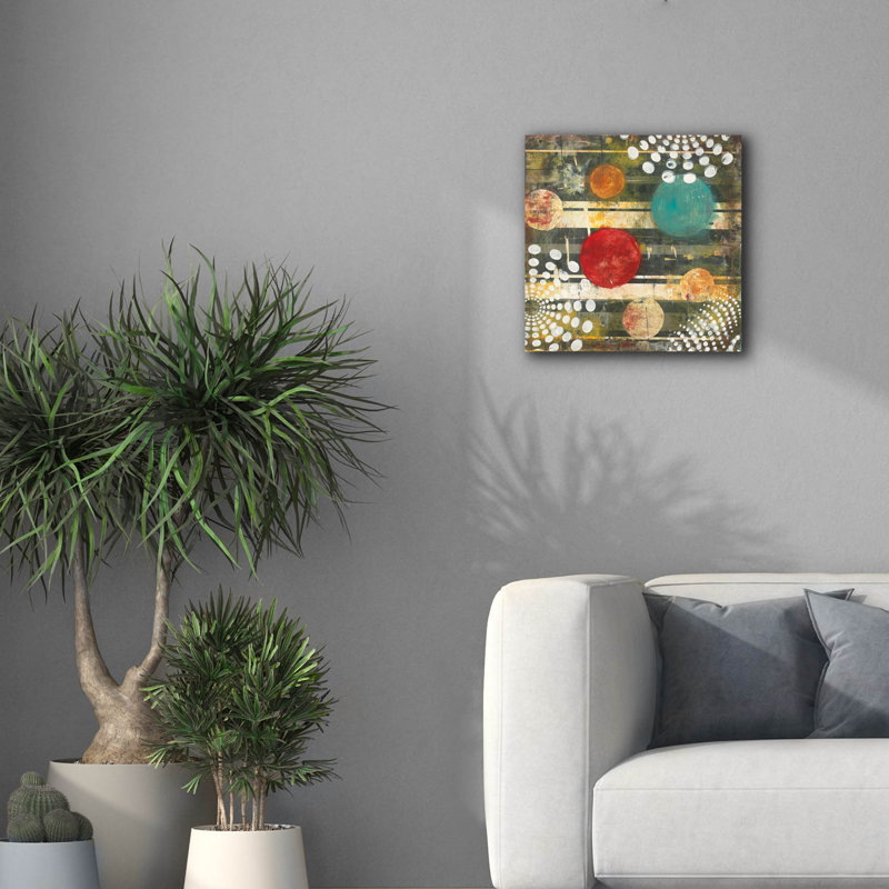  «Recap 1 Abstract» par Cheryl Warrick, art mural sur toile