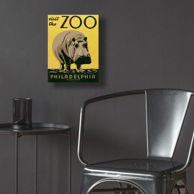 «Visit the zoo» par Inconnu, art mural en verre acrylique
