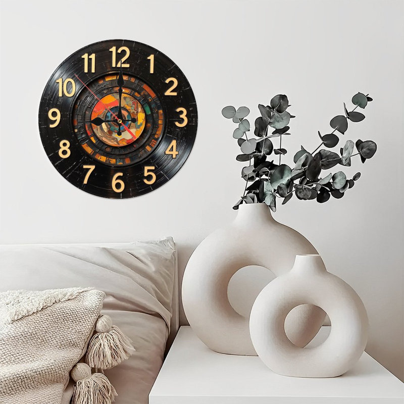 Horloge vinyle