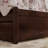 Ashante Solid Wood Platform Bed with Panel Footboard and Trundle Bed-1588594169-1588594168