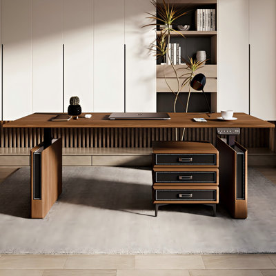 70.87"Modern Solid Wood Electric Adjustable Desk