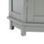 Élégante armoire de salle de bain grise