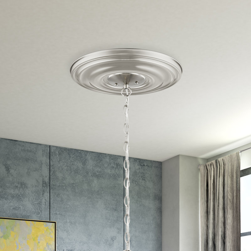 Ceiling Medallion, Brushed Nickel
