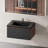 24-72" Floating Bathroom Vanity Modern Wall-Mounted Striped Single/Double Bathroom Storage Cabinet with 2 Soft-Close Drawer, Integrated Stone Basin-1806762754-1806762752