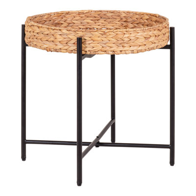 Lovanna Tray Top Cross Legs End Table