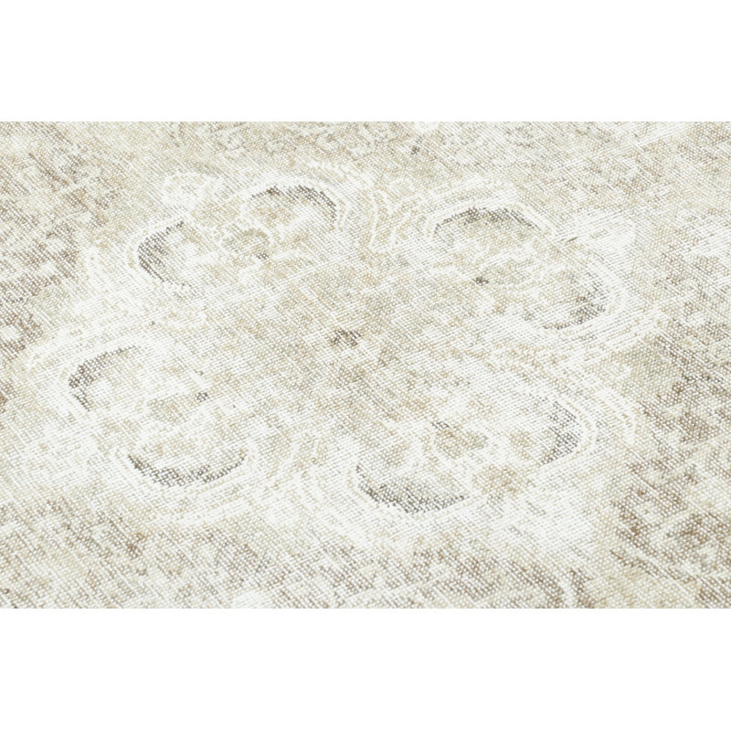Distressed One-of-a-Kind 9'1X11'11 Hand Knotted Area Rug