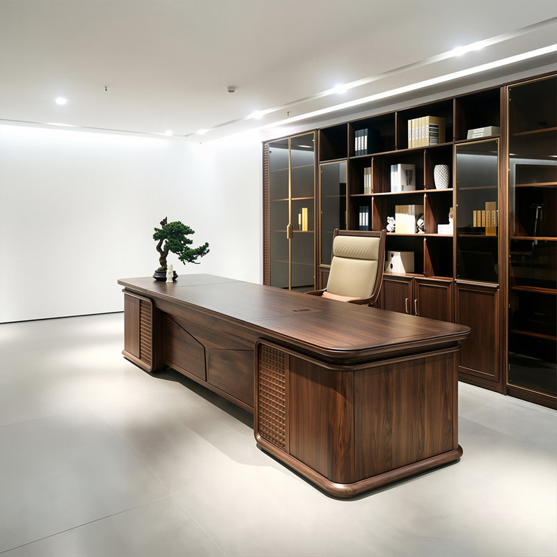 Bureau de direction 86,61 po New, 29.53" H x 86.61" W x 33.46" D