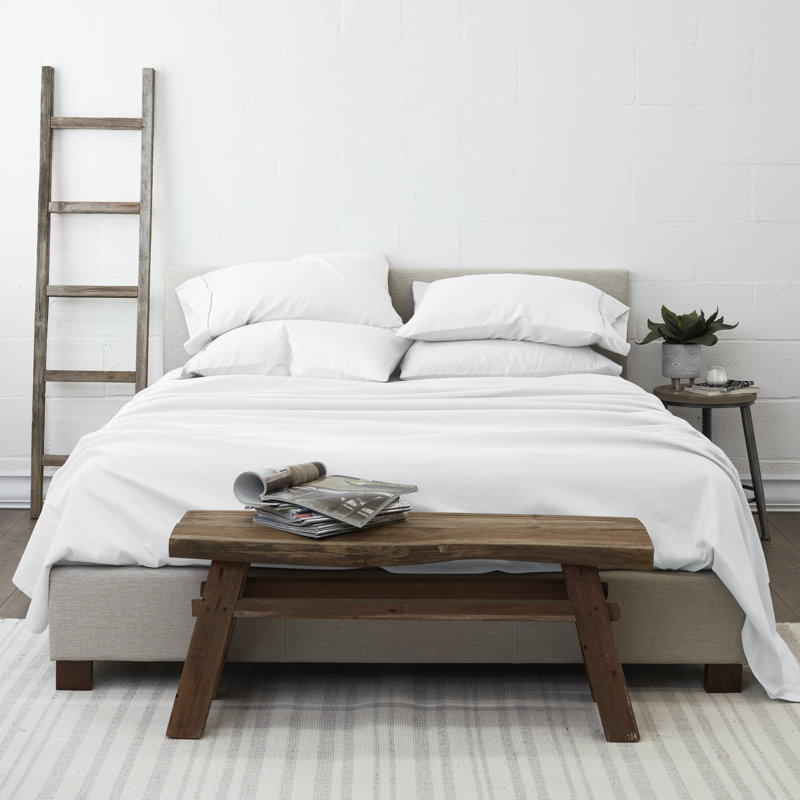 Ensemble de draps pour lit en microfibre brossée de 6 pièces Simply Soft, Ensemble de draps pour lit simple avec un drap-hou