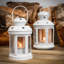 Nicola Spring - Metal Hanging Tealight Lanterns-50928614-128763608-128763609