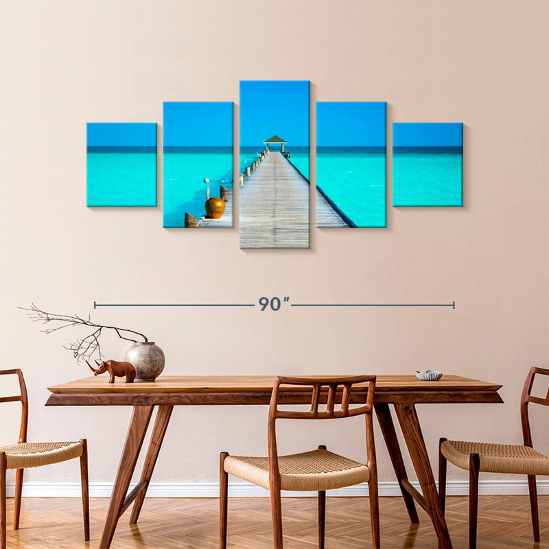 Dhiffushi Dock, 42" H x 92" W