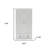 43" Off White Solid Wood Two Drawer