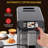 Fully Automatic Espresso Machine With Milk Frother, 4-Beverage Cappuccino Coffee Machine With Built-In Grinder and Intuitive Touch Display, Coffee Maker Latte Machine, Gunmetal