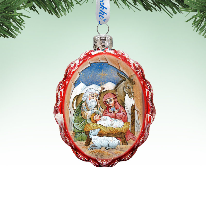 Ornement de crèche de Noël Orthodoxe