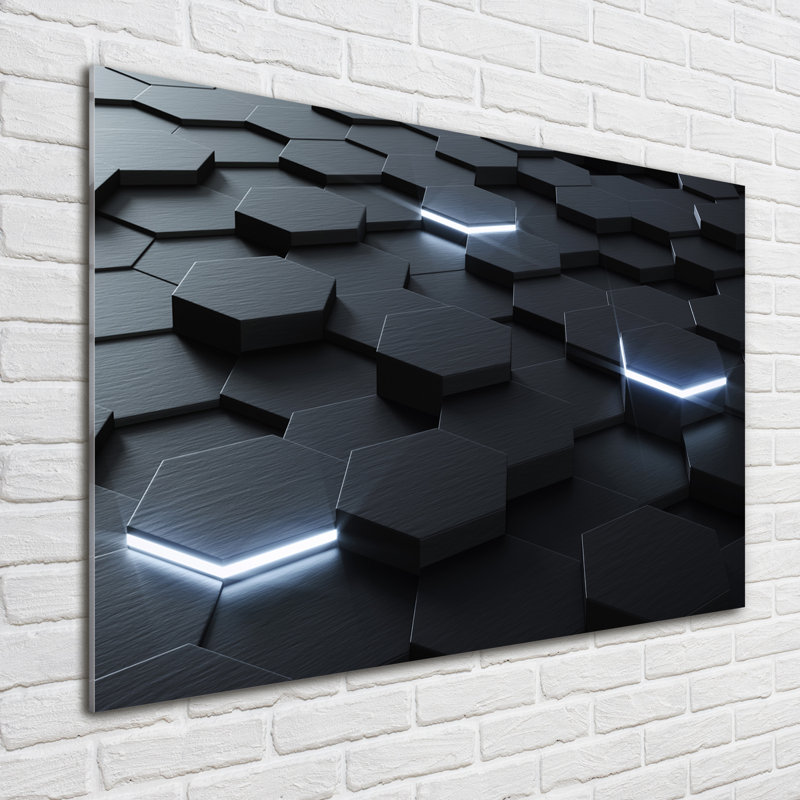 Abstraction - No Frame Print on Glass