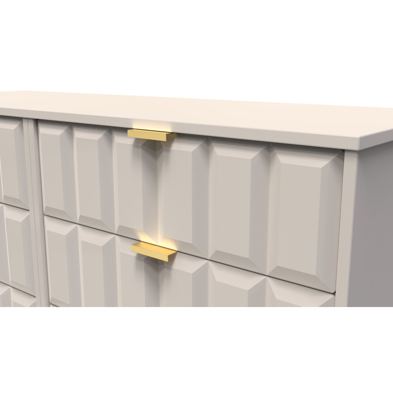 Fully Assembled Aliina 6 - Drawer Chest of Drawers, Kashmir Matt