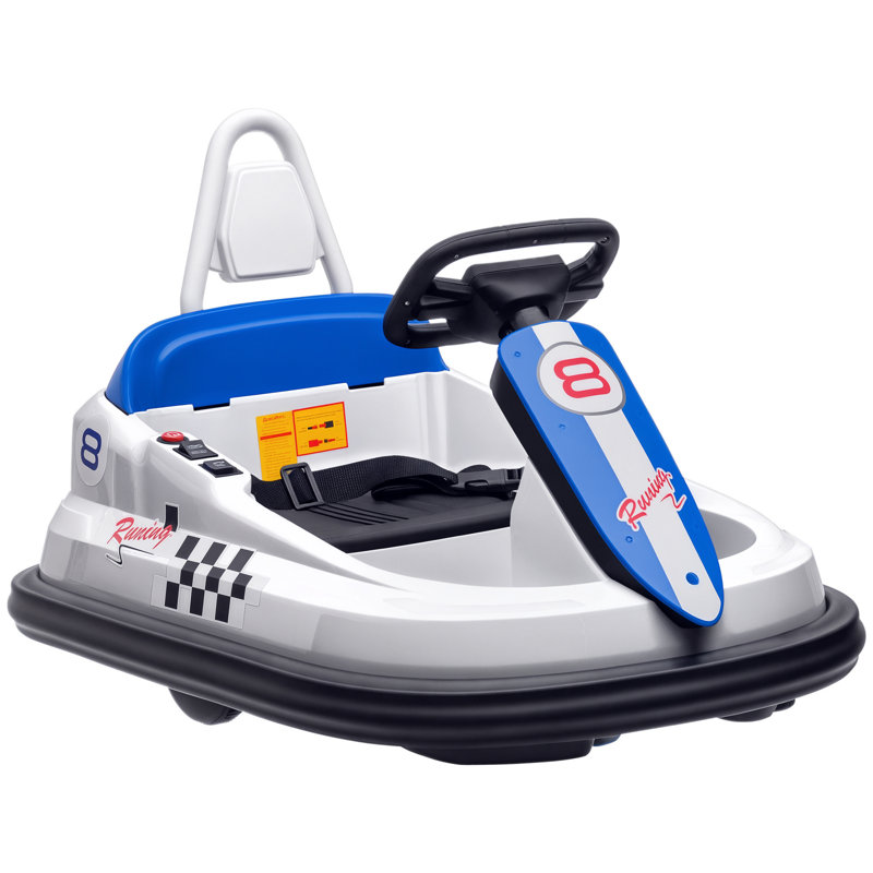 Durazo Zoomie Kids Battery Powered Ride On, White