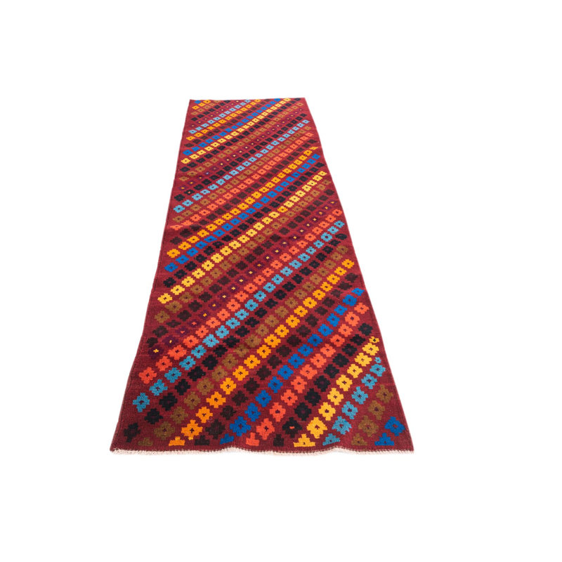 Tapis de couloir rouge Neela