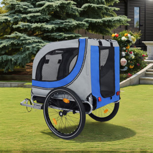 Remorque de vélo pliable pour chien 2 roues