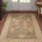 Armintha Oriental Handmade Tufted Wool Olive Gray Area Rug-38026886