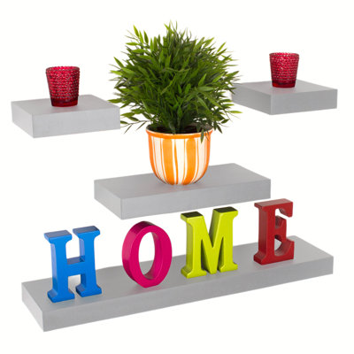Hudson Shelf Kits, 4 Piece Wall Shelf Kits