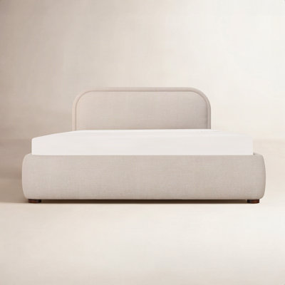Figaro Queen Storage Bed Light Brown
