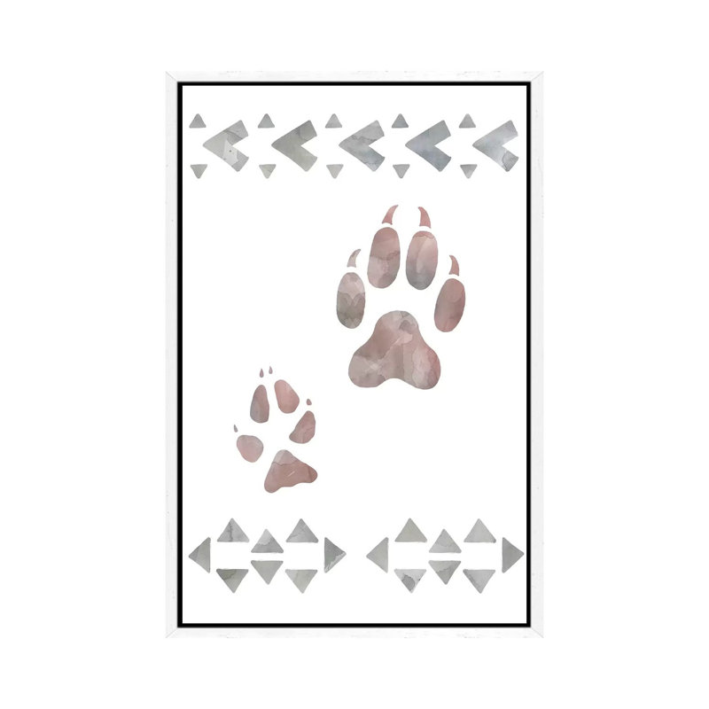 Little Lady Den Paws by Carol Robinson - Print on Canvas, White Framed, 101.6 cm H x 66.04 cm W