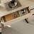  Home Office Furniture Set: 59In Modern Executive Desk With Charging Station & Drawers And Three 72In Tall Bookcases With Storage Cabinet, Home Office Furniture For Living Room-1215957172-1216393726