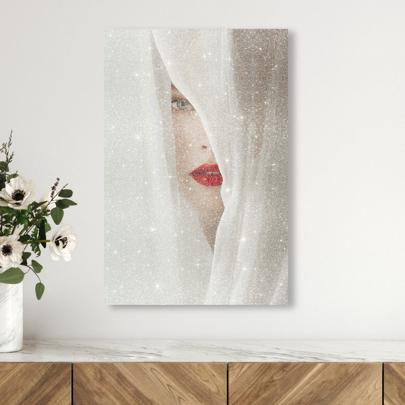 Secret Under Silk Print by Oliver Gal, 15"H x 10"W, Gallery Wrapped