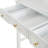 Space - Saving White Dressing Table With Four Leaf Reversible Mirror, Golden Round Handles, 5 Drawers For Beauty Essentials, Comfortable Seating And Stool , Mirror Flawless Makeup, Cosmetics