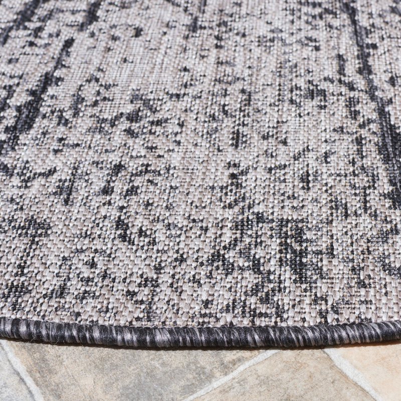 Damine Performance Abstract Indoor/Outdoor Area Rug, Rectangle 2'7" x 5'