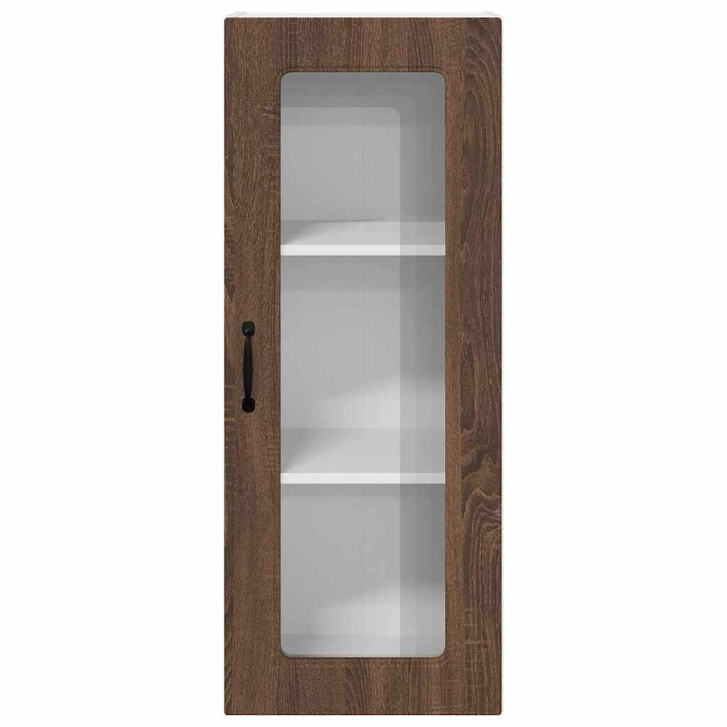 vidaXL Kitchen Wall Cabinet - Oak - Brown - 100 x 40 x 31cm - Image 2