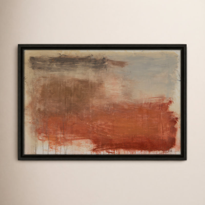 Colin Autumn Over The Rivera Print by, Espresso, 13.5" H x 19.5" W