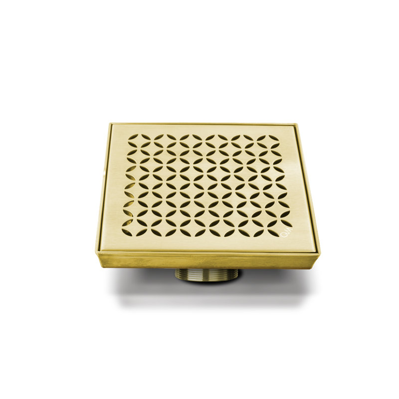 6'' W Grid, Satin Gold