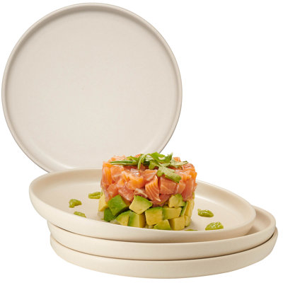 Latitude Run® Uno Bianco Plate 17cm, Set Of 4
