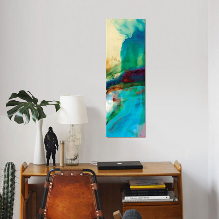 « existential philosophie ii », reproduction d’impression sur toile tendue, H 60 po x l 20 po x P 1,5 po, Toile tendue