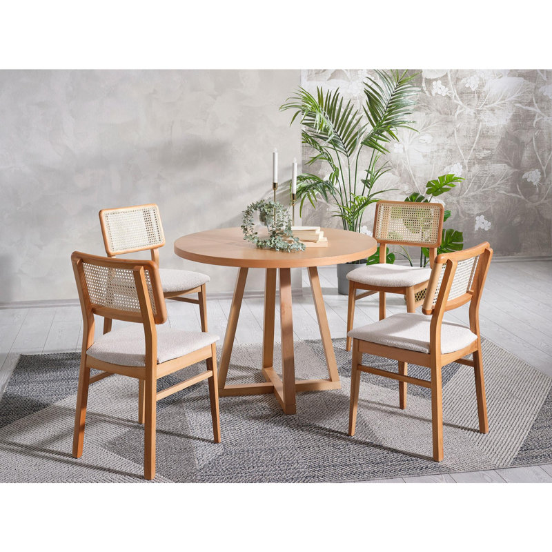 Ferro Beech Round Dining Table