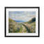 «Well Worn Coastal Path», reproduction sous verre encadrée, design par Petal Prints Design-1742674541-1742674547