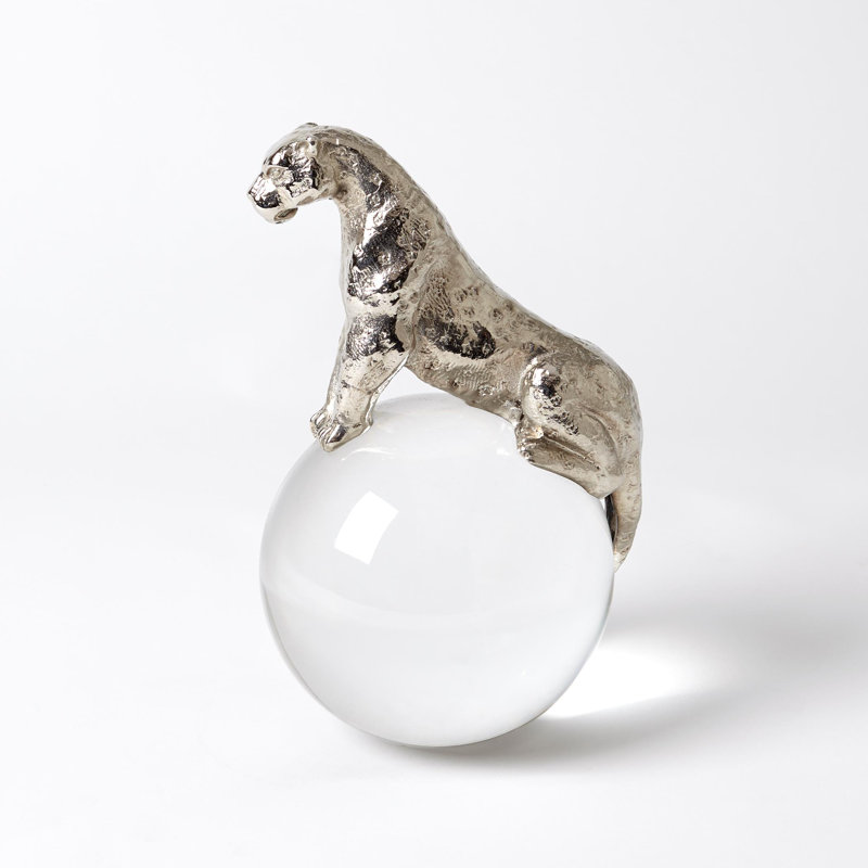 Jaguar on Crystal Sphere, Nickel