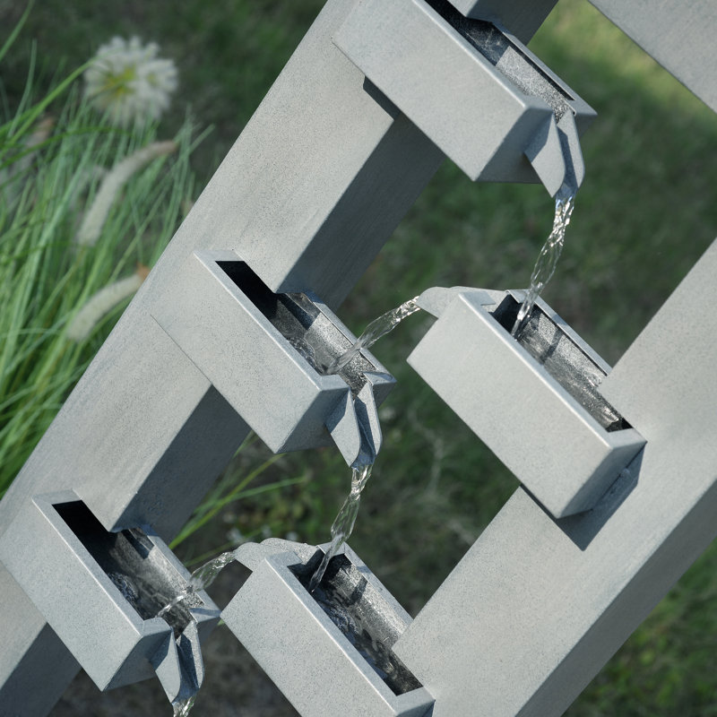 Metal Fountain, Gray
