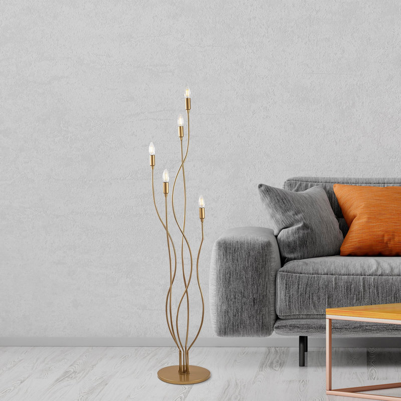 13.755'' Novelty Floor Lamp, Gold