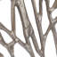 Ensemble de 2 décorations murales dorées en aluminium et corail, l 11 po x H 33 po-1138943356