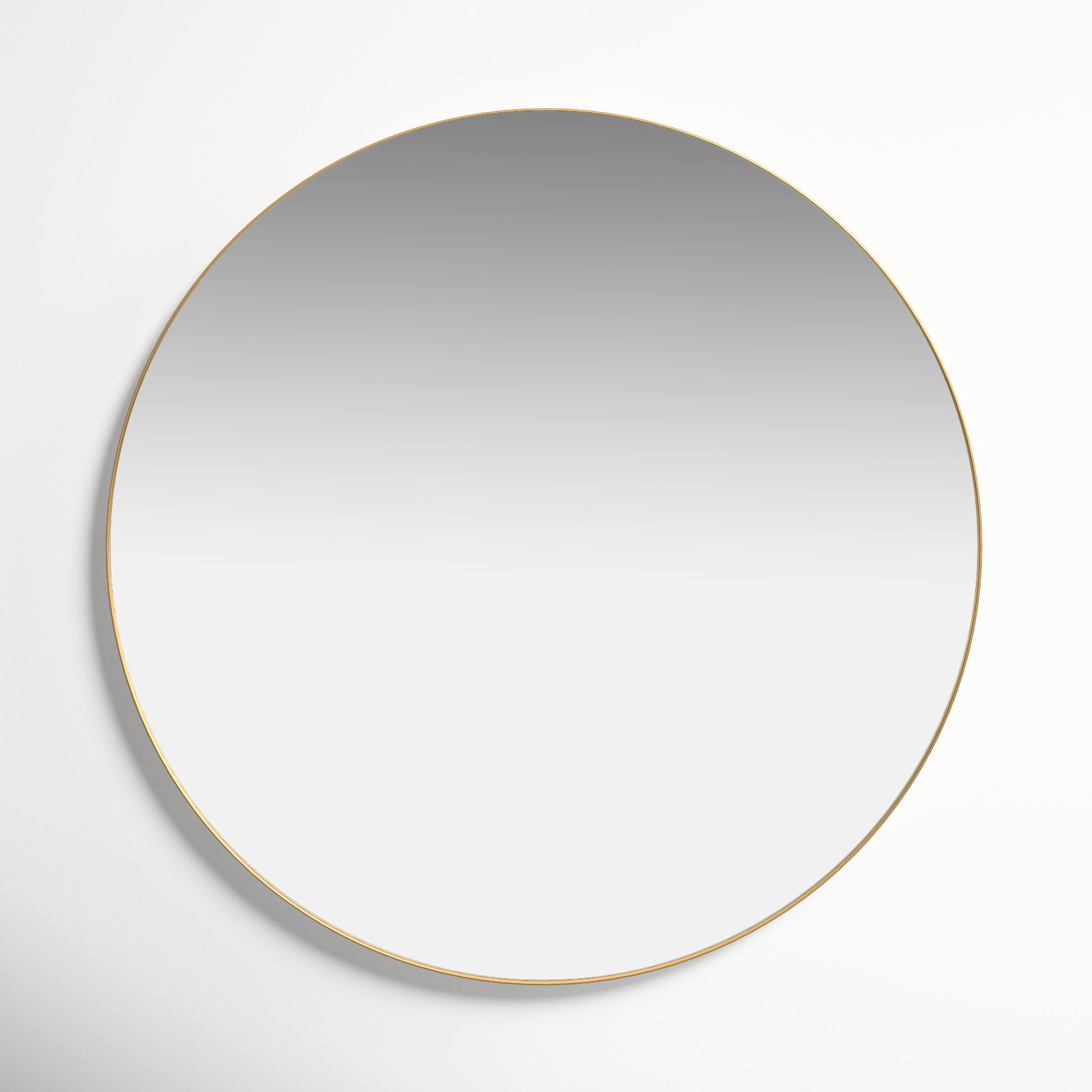 Allmodern Eaton Metal Round Wall Mirror & Reviews 