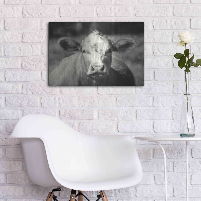 "Pasture Cow" par Debra Van Swearing, "Métal de luxe" par Debra Van Swearingen