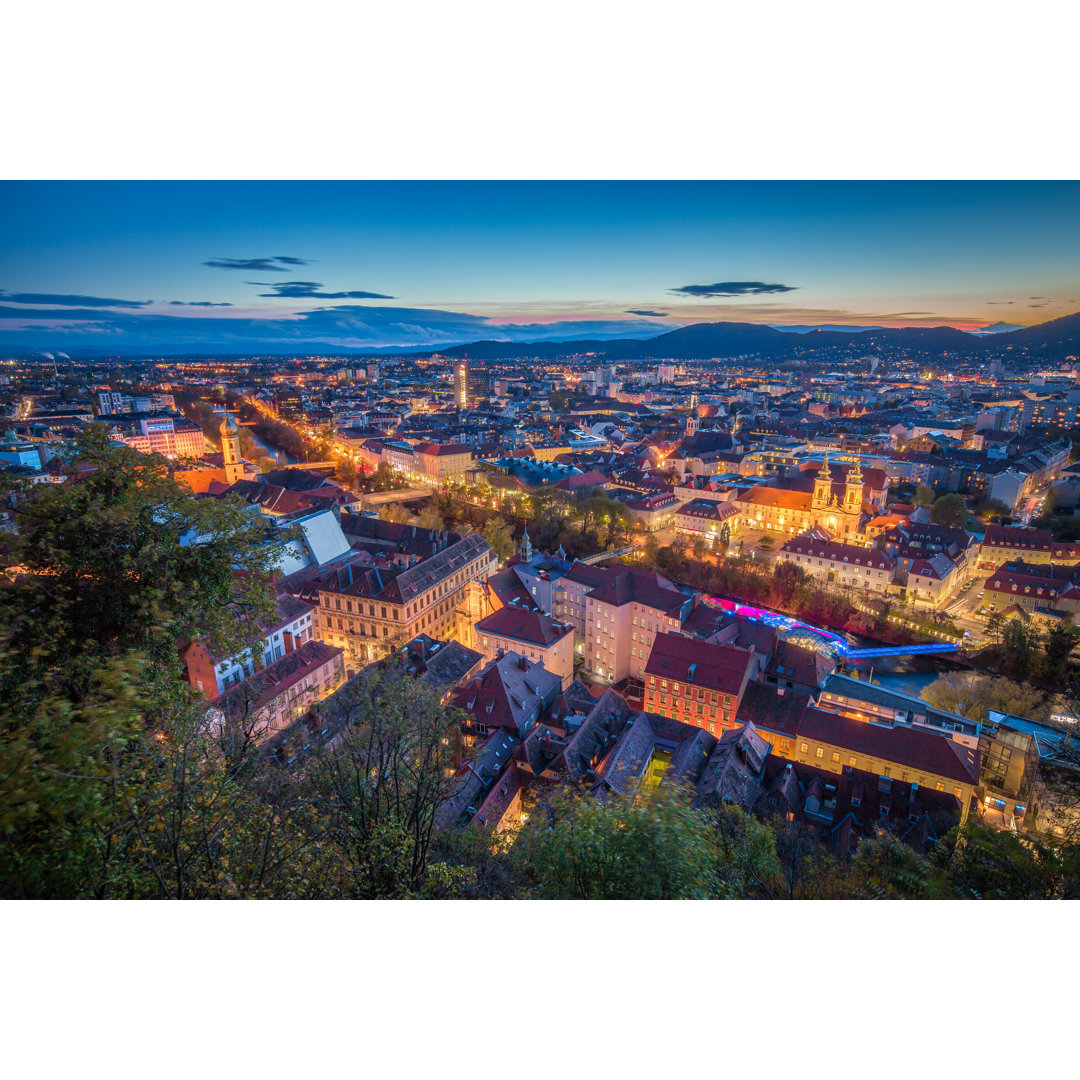 Stadt Graz - Leinwandbild