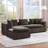 Jossilynn 94"W L-Shape Upholstered Convertible Sectional Couches Sofas-1334489887