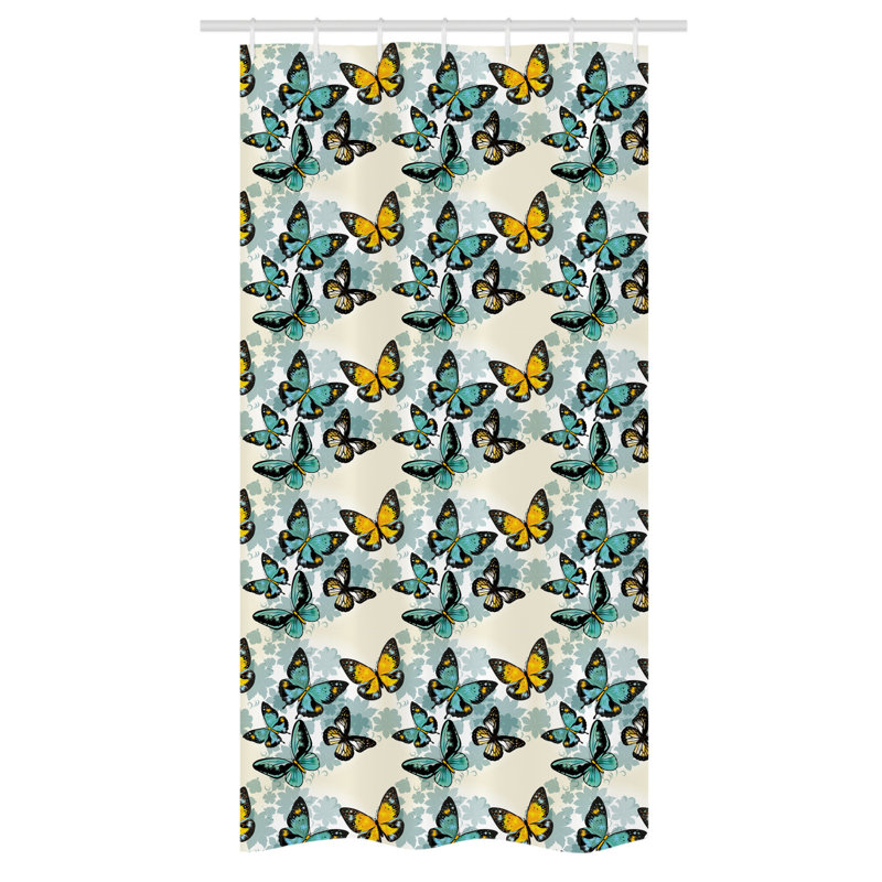 Ruven Shower Curtain with Hooks Included, 72" H x 36" W