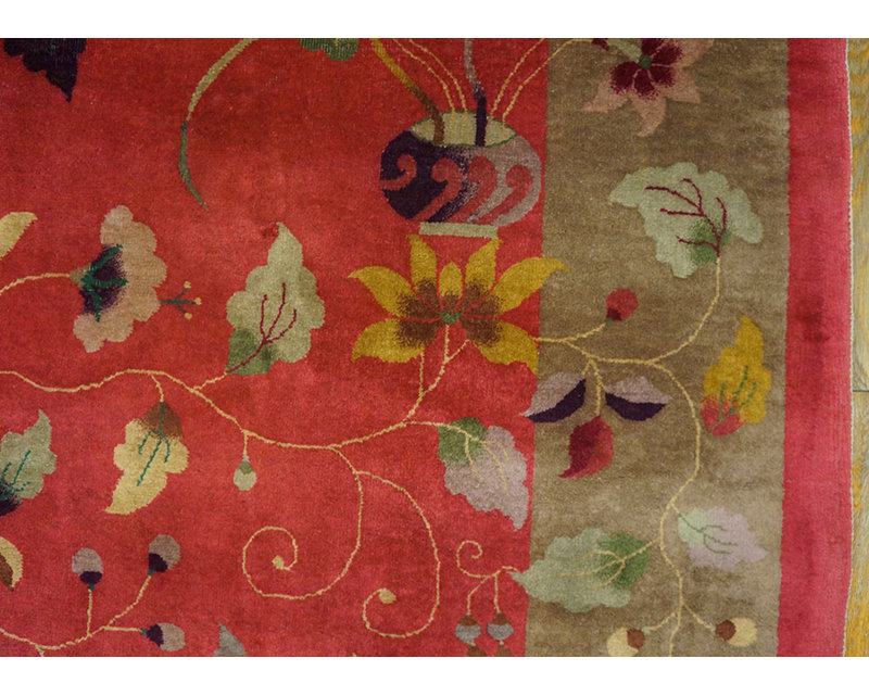Tapis art déco chinois unique en son genre
