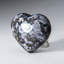 Genuine Polished Indigo Gabbro Heart (0.66 Lbs)-622658125
