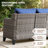 6 Pieces Outdoor Furniture With Patio Chairs,Outdoor 3-Seater Sofa, Ottoman, Coffee Table For Garden, Terrace, Porch, Balconies, Lawns-603186315-603186312