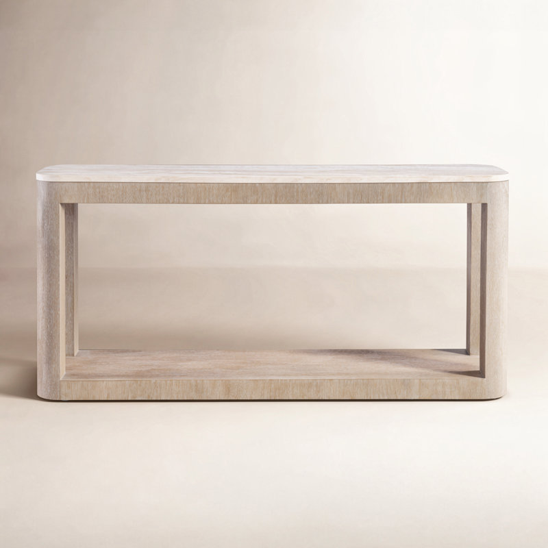 Loggia 68'' W Stone Console Table